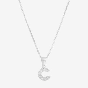 K&Co. Sterling Silver Initial Pendant 11213-C