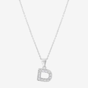 K&Co. Sterling Silver Initial Pendant 11213-D