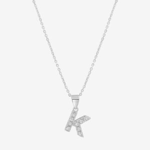 K&Co. Sterling Silver Initial Pendant 11213-K