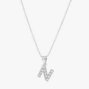 K&Co. Sterling Silver Initial Pendant 11213-N
