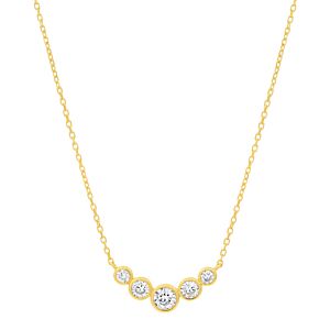 K&Co. Sterling Silver Gold Plated Necklace 11544