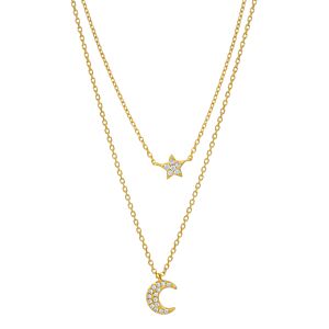 K&Co. Sterling Silver Gold Plated Necklace 11562