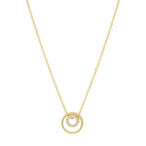 K&Co. Sterling Silver Gold Plated Necklace 11566