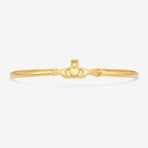 K&Co. Gold Plated Sterling Silver Bangle 12203-G