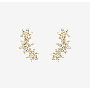 K&Co. Sterling Silver Gold Plated Earrings 13741