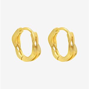 K&Co. Sterling Silver Gold Plated Earrings 13762