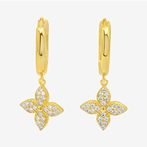 K&Co. Sterling Silver Gold Plated Earrings 13764