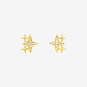 K&Co. Sterling Silver Gold Plated Earrings 13769