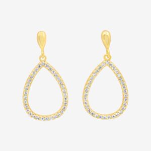 K&Co. Sterling Silver Gold Plated Earrings 13781