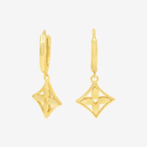 K&Co. Sterling Silver Gold Plated Earrings 13782