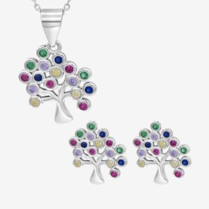 Sterling Silver Duo Set 14057-Multi