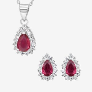 Sterling Silver Duo Set 14119R