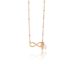 Matisse Rose Gold Infinity Necklace 20135
