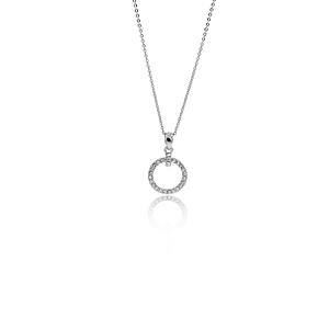 Matisse Silver Circle Pendant Necklace 20224