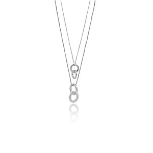Matisse Silver Double Chain Necklace 20243