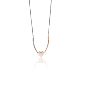Matisse Rose Gold Heart Necklace 20352