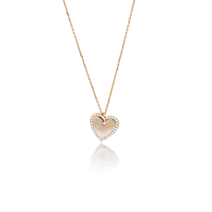 Matisse Rose Gold Heart Necklace 20370