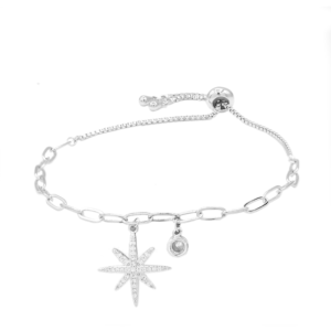 Matisse Silver Star Adjustable Bracelet 20597