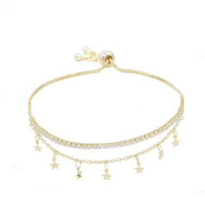 Matisse Yellow Gold Adjustable Bracelet 20612