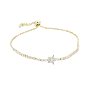 Matisse Yellow Gold Adjustable Bracelet 20623