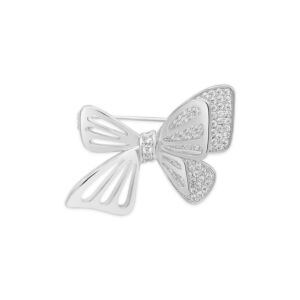 Matisse Silver Bow Brooch  26010