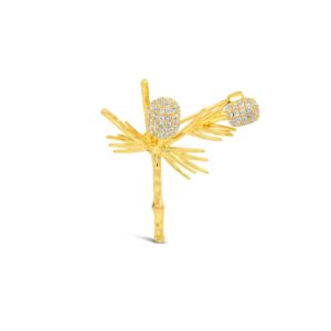 Matisse Yellow Gold Brooch 26013