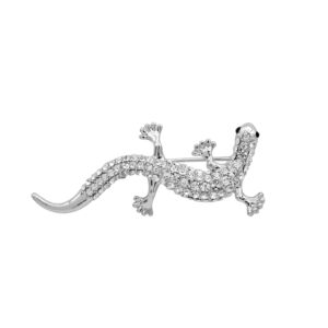 Matisse Silver Brooch Gecko 26022