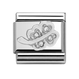 Charmlinks Four Leaf Clover Silver Charm 29493ss