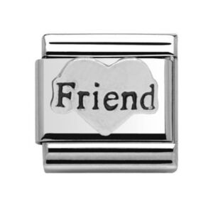 Charmlinks Friends Silver Charm 29497SS