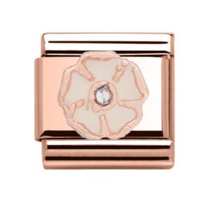 Charmlinks Flower Rose Gold Charm 29537RR