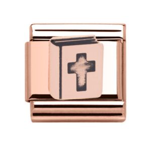 Charmlinks Bible Rose Gold Charm 29557RR
