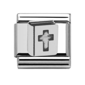 Charmlinks Cross Silver Charm 29557SS