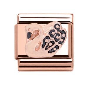 Charmlinks Swan Rose Gold Charm 29560RR