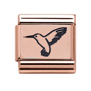 Charmlinks Humming Bird Rose Gold Charm 29628RR 