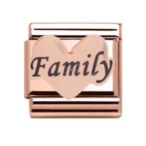 Charmlinks Family Rose Gold Charm 29567RR