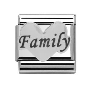 Charmlinks Family Silver Charm 29567SS