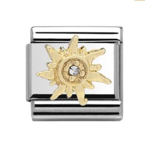 Charmlinks Sun Gold Silver Charm 29109YS