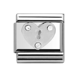 Charmlinks Silver Lock Heart Charm 29142SS