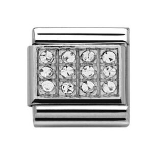 Charmlinks Silver Multi Stone Charm 29164SS