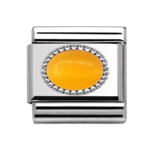 Silver Studded Citrine Charm 29169CI