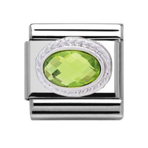 Charmlinks Peridot Silver Charm 29169PERIDOT