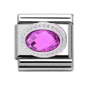 Silver Studded Tourmaline Charm 29169PS