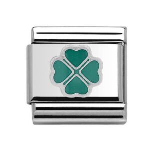 Charmlinks Silver Shamrock Charm 29172SS