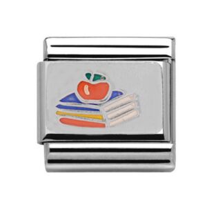 Charmlinks Books Silver Charm 29176SS