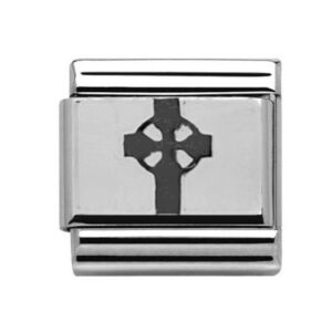 Charmlinks Celtic Cross Silver Charm 29224SS