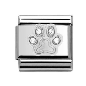 Charmlinks Paw Silver Charm