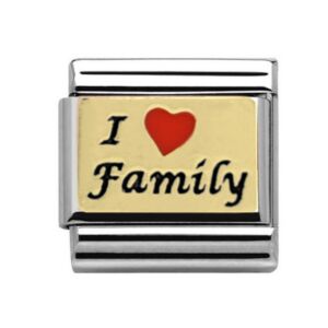 Charmlinks Love Family Yellow Gold Silver 29251GS