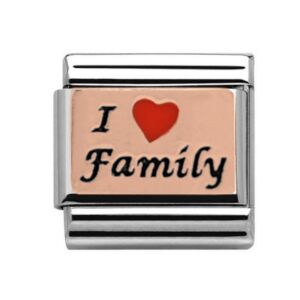 Charmlinks Love Family Rose Gold Silver 29251RS