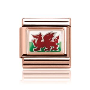 Rose Gold Wales Charm 29270rr