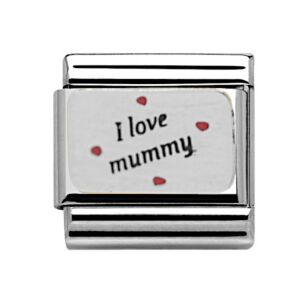 Silver I love mummy Charm 29279SS